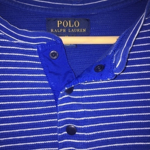 Kids Polo Ralph Lauren Blue Striped Sweater - Picture 4 of 5